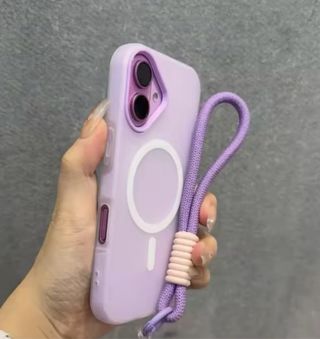Funda iPhone 11 Morada con MagSafe y Cuerda
