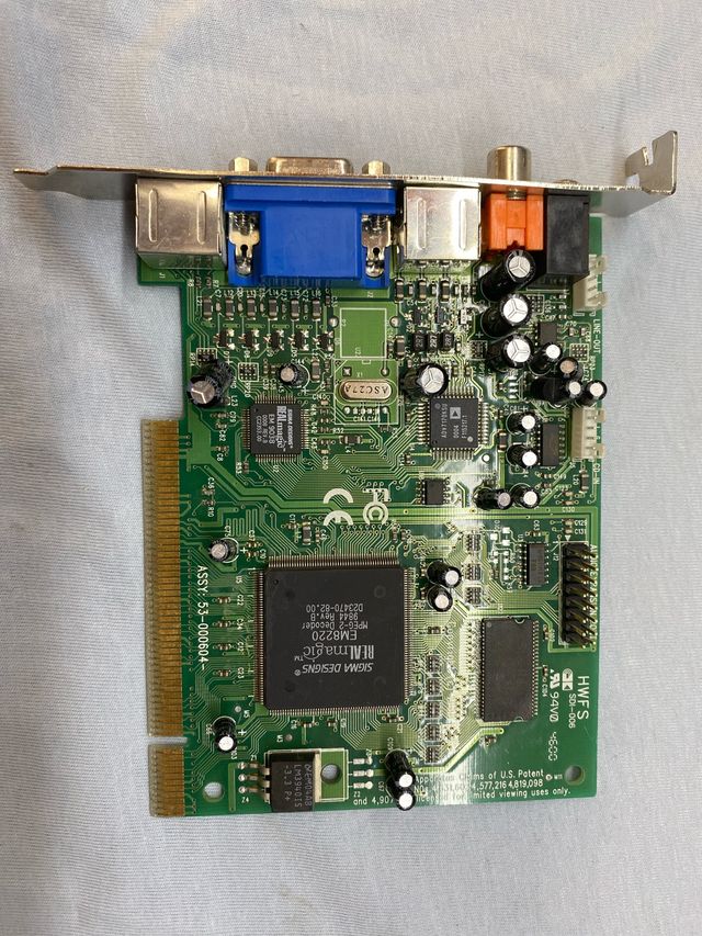 Tarjeta de Video Sigma Designs REALmagic