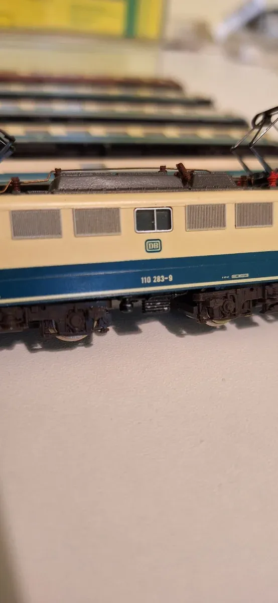 Lote N Minitrix Locomotora y Vagones