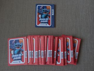 37 sobres cromos Disney Hora de Jugar (sin abrir)