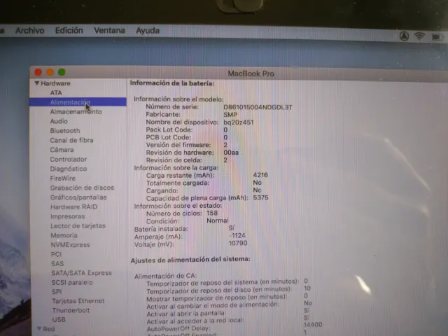 MacBook Pro 2012 13'' i7 2.9GHz 16GB RAM 500GB SSD