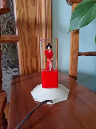 Lámpara Geisha Roja 