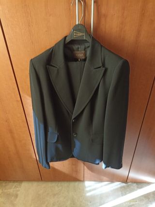 Traje de chaqueta y pantalón ZENDRA negro Talla 44