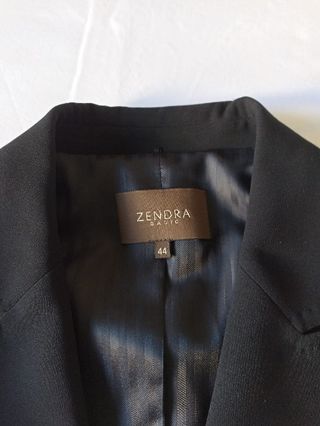 Traje de chaqueta y pantalón ZENDRA negro Talla 44