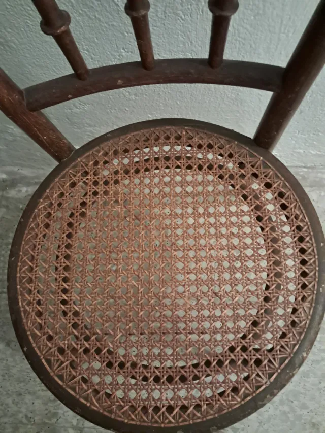 Silla Thonet Ratán Madera