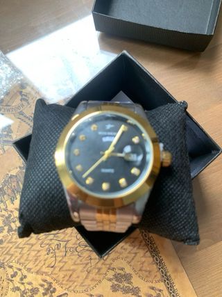 Reloj RICECOO Hombre Oro y Plata