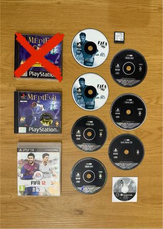 Lote Juegos PSX Medievil, final fantasy re y más