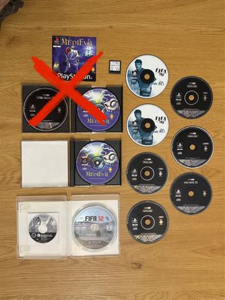 Lote Juegos PSX Medievil, final fantasy re y más