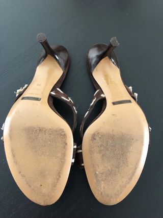 Sandalias Dolce & Gabbana Tiras Marrón