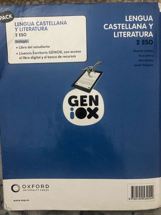 Lengua Castellana y Literatura 2º ESO. Libro de...