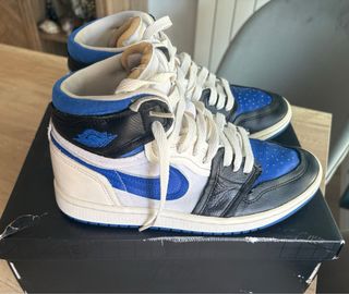 Nike Air Jordan 1 mm High Azul Blanco