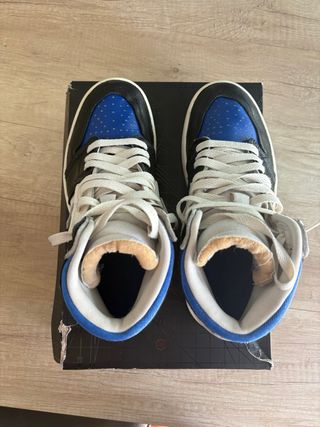 Nike Air Jordan 1 mm High Azul Blanco