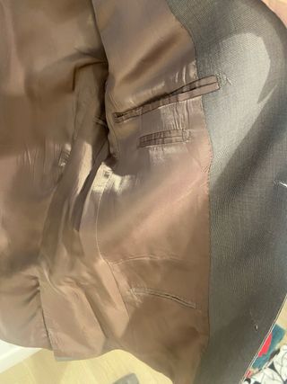 Traje de hombre gris