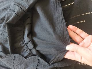 Abito nero cotone estivo