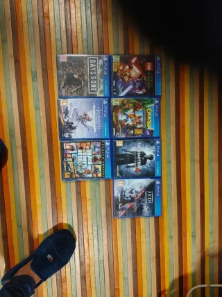 PS4 Juegos: GTA V, Horizon, Uncharted 4, Jedi