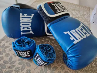 Guantes Boxeo Leone Azul Niñ@ Talla 6-10 