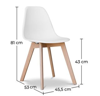 2 NUOVE SEDIE NORDICHE GIALLE 