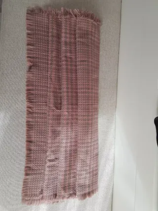Echarpe rosa algodón y viscosa