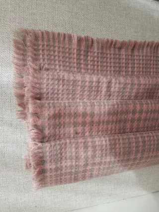 Echarpe rosa algodón y viscosa