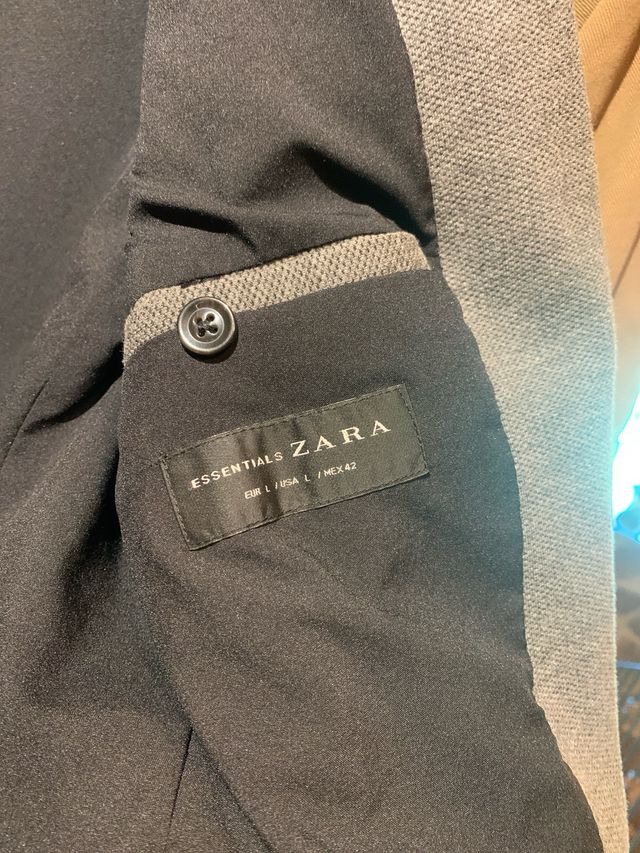 Americana paño gris ZARA MAN