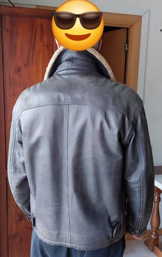 Cazadora aviador piel vintage
