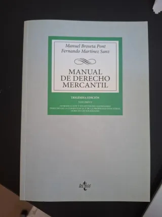 Manual de Derecho Mercantil: Vol. I. Introducci...