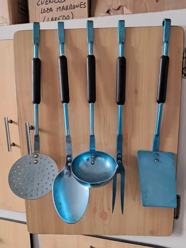 Set Accesorios Cocina Azul