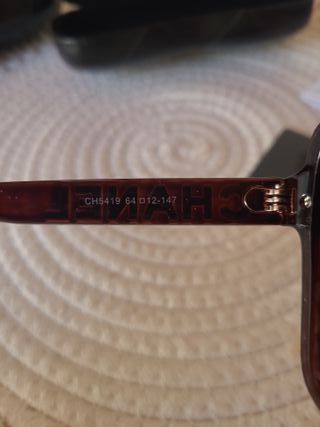 Gafas de sol inspiracion Chanel marrones y doradas