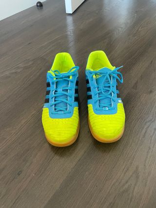 Zapatillas Adidas Fútbol Sala Azul/Amarillo