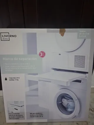 Marco separación lavadora-secadora Livarno