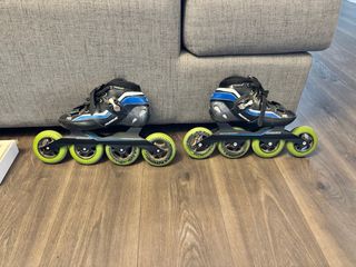 Patines Powerslide Velocidad + Casco y Bolsa