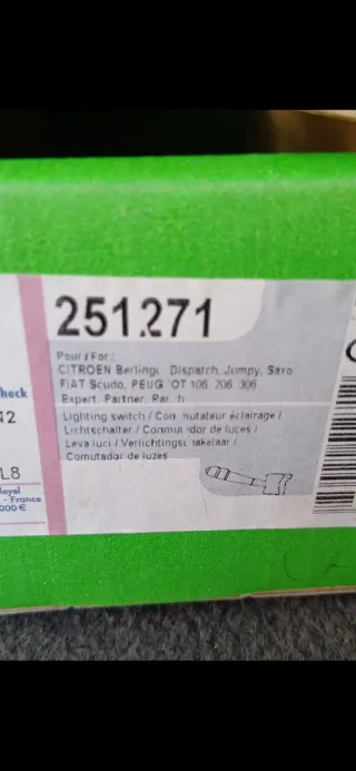 Mando de luces para citroen  expert fiat scudo