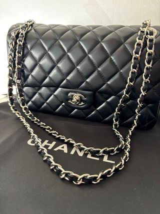 Borsa Chanel trapuntata pelle nera! 