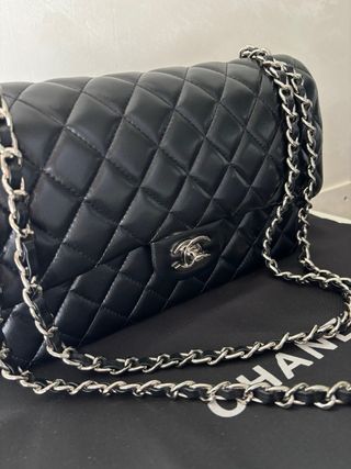 Borsa Chanel trapuntata pelle nera! 