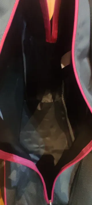 Bolsa para patines negra y rosa