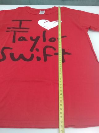 Camiseta I Love Taylor Swift Roja Talla M