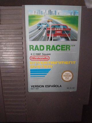 Rad Racer Nintendo NES Pal España  muy buen estado