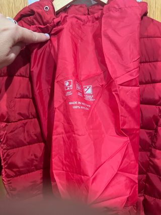 Plumífero The North Face Rojo