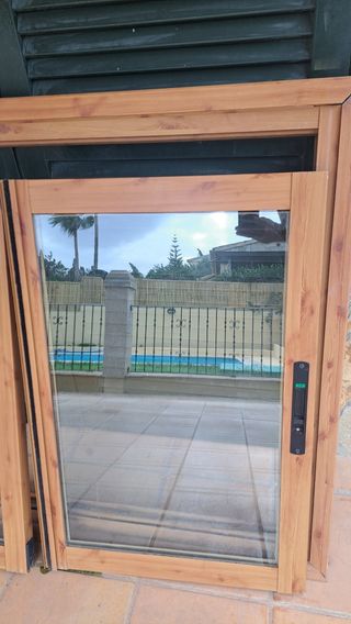 Ventana doble corredera aluminio Climalit
