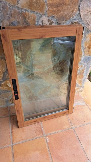 Ventana doble corredera aluminio Climalit