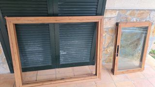 Ventana doble corredera aluminio Climalit