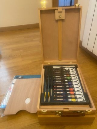 Set 104 Piezas Medios Mixtos + Caja Caballete