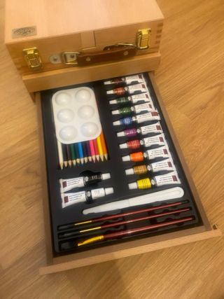 Set 104 Piezas Medios Mixtos + Caja Caballete