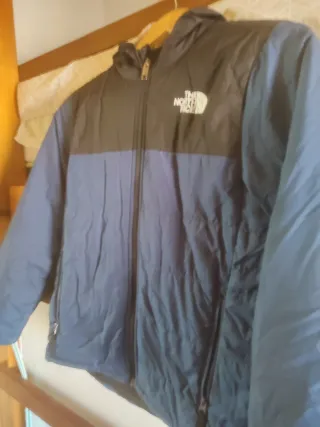 Abrigo The North Face niño azul y negro