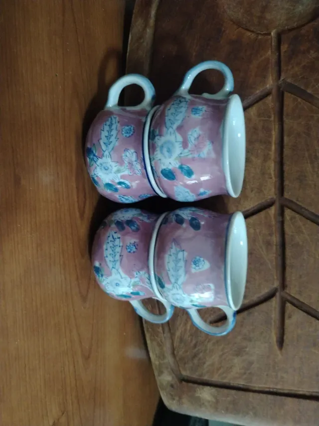 Tazzine ceramica dipinte a mano