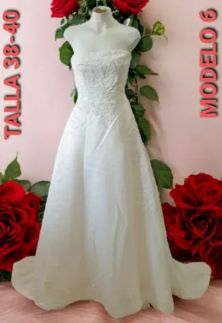 Lote 6 Vestidos de Novia Vintage
