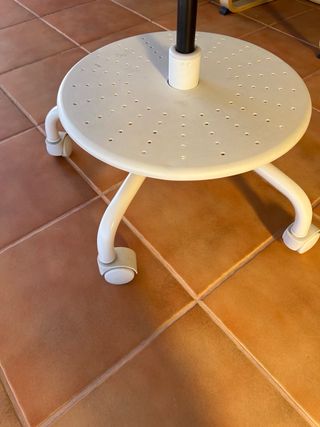 Silla de estudio VIMUND rosa y blanca
