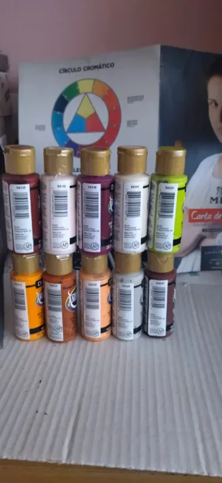 Lote de Pinturas Acrílicas DecoArt Americana