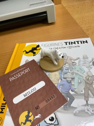 Figura Tintín Milú Edición Francesa