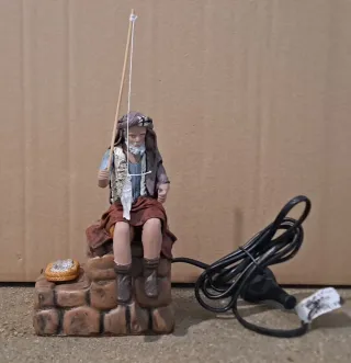 Pescador Belén con movimiento